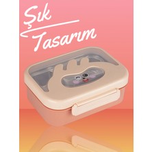 Relaxion Üç Bölmeli, Paslanmaz Çelik, Turuncu Yemek Saklama ve Taşıma Kabı/kutusu (461)