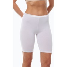 Malabadi Kadın Beyaz Dizüstü Iz Yapmayan Modal Yüksek Bel Tayt 113