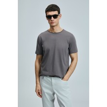 Lufian Junya Erkek Basic Tişört Vizon