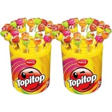 Topitop Kent Meyve Sulu Şekerleme 120'LI Kavanoz - 2 Adet