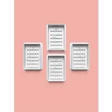 Aktastore Gitar Notaları Kurabiye Kalıbı ve Şeker Hamuru Kalıbı 4'lü Set