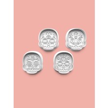 Aktastore Kurukafa Figürleri Kurabiye Kalıbı ve Şeker Hamuru Kalıbı 4'lü Set