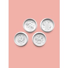Aktastore Makyaj Malzemeleri Kurabiye Kalıbı ve Şeker Hamuru Kalıbı 4'lü Set