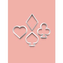 Aktastore As-Karo-Sinek-Kupa Hamur Kesiciler Kurabiye Kalıbı ve Şeker Hamuru Kalıbı 4'lü Set