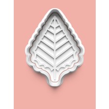 Aktastore Yaprak Figürü Kurabiye Kalıbı ve Şeker Hamuru Kalıbı