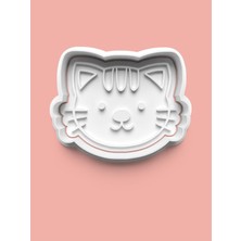 Aktastore Kedi Suratı Kurabiye Kalıbı ve Şeker Hamuru Kalıbı
