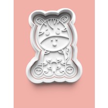 Aktastore Yavru Zebra Kurabiye Kalıbı ve Şeker Hamuru Kalıbı