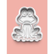 Aktastore Sevimli Kurbağa Figürü Kurabiye Kalıbı ve Şeker Hamuru Kalıbı