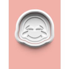 Aktastore Emoji Kurabiye Kalıbı ve Şeker Hamuru Kalıbı