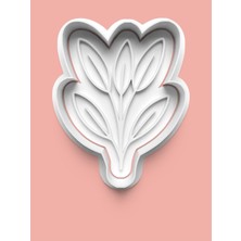 Aktastore Bitki Çiçeği Kurabiye Kalıbı ve Şeker Hamuru Kalıbı