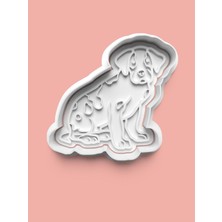 Aktastore Great Dane Köpek Figürü Kurabiye Kalıbı ve Şeker Hamuru Kalıbı