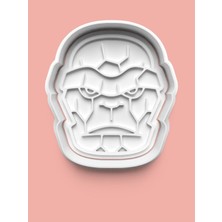 Aktastore The Thing Benjamin Grimm Figürü Kurabiye Kalıbı ve Şeker Hamuru Kalıbı