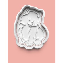 Aktastore Pomeranian Köpek Figürü Kurabiye Kalıbı ve Şeker Hamuru Kalıbı