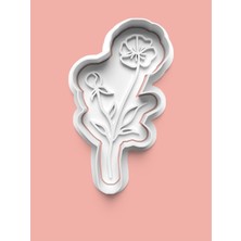 Aktastore Çiçek Figürü Kurabiye Kalıbı ve Şeker Hamuru Kalıbı