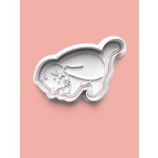 Aktastore Dansçı Kedi Kurabiye Kalıbı ve Şeker Hamuru Kalıbı