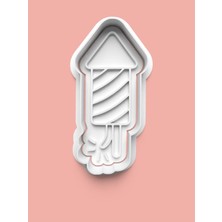 Aktastore Fişek Figürü Kurabiye Kalıbı ve Şeker Hamuru Kalıbı