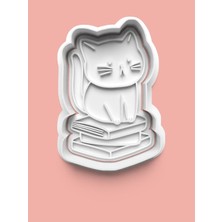 Aktastore Sevimli Kedicik Kurabiye Kalıbı ve Şeker Hamuru Kalıbı