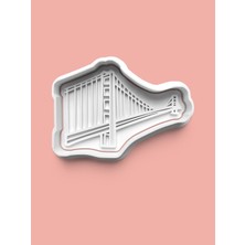 Aktastore Golden Gate Köprüsü Kurabiye Kalıbı ve Şeker Hamuru Kalıbı