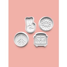 Aktastore Zafer Teması Kurabiye Kalıbı ve Şeker Hamuru Kalıbı 4'lü Set