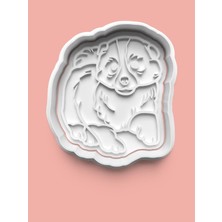 Aktastore Shetland Sheepdog Köpek Figürü Kurabiye Kalıbı ve Şeker Hamuru Kalıbı