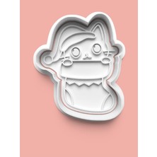 Aktastore Çoraba Saklanan Kedicik Kurabiye Kalıbı ve Şeker Hamuru Kalıbı