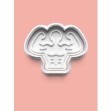Aktastore Gym Temalı Kurabiye Kalıbı ve Şeker Hamuru Kalıbı