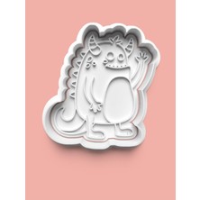 Aktastore Canavar Figürü Kurabiye Kalıbı ve Şeker Hamuru Kalıbı