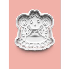 Aktastore Canavar Figürü Kurabiye Kalıbı ve Şeker Hamuru Kalıbı