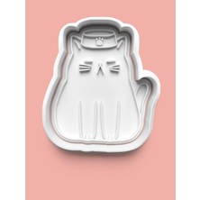 Aktastore Sevimli Kedi Kurabiye Kalıbı ve Şeker Hamuru Kalıbı