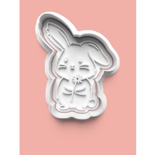 Aktastore Sevimli Tavşan Kurabiye Kalıbı ve Şeker Hamuru Kalıbı