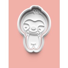 Aktastore Tembel Hayvan Figürü Kurabiye Kalıbı ve Şeker Hamuru Kalıbı