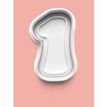 Aktastore 1 Numara Kurabiye Kalıbı ve Şeker Hamuru Kalıbı - Bir Rakamı