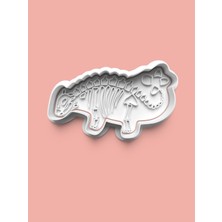 Aktastore Dinozor Fosili Kurabiye Kalıbı ve Şeker Hamuru Kalıbı