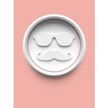 Aktastore Bıyıklı Adam Figürü Kurabiye Kalıbı ve Şeker Hamuru Kalıbı