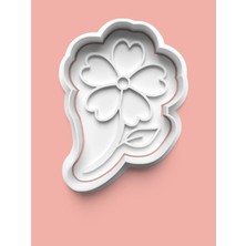 Aktastore Bahar Çiçeği 7.model Kurabiye Kalıbı ve Şeker Hamuru Kalıbı