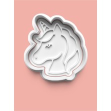 Aktastore Unicorn Figürü Kurabiye Kalıbı ve Şeker Hamuru Kalıbı