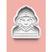 Aktastore Itfaiyeci Kurabiye Kalıbı ve Şeker Hamuru Kalıbı