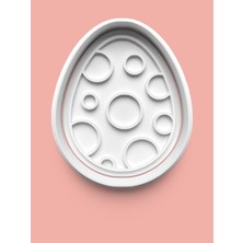 Aktastore Desenli Yumurta Kurabiye Kalıbı ve Şeker Hamuru Kalıbı