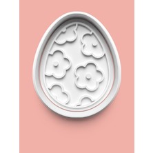 Aktastore Desenli Yumurta Kurabiye Kalıbı ve Şeker Hamuru Kalıbı