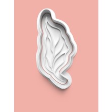 Aktastore Yaprak Kurabiye Kalıbı ve Şeker Hamuru Kalıbı