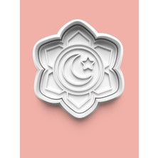 Aktastore Ay Yıldız Temalı Kurabiye Kalıbı ve Şeker Hamuru Kalıbı