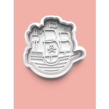 Aktastore Korsan Gemisi Kurabiye Kalıbı ve Şeker Hamuru Kalıbı