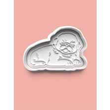 Aktastore Pekingese Köpek Figürü Kurabiye Kalıbı ve Şeker Hamuru Kalıbı