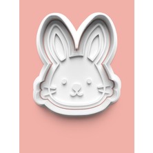 Aktastore Tavşan Suratı Kurabiye Kalıbı ve Şeker Hamuru Kalıbı