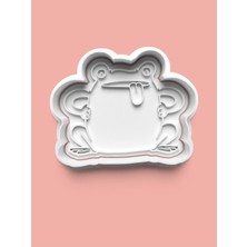 Aktastore Dil Çıkaran Kurbağa Figürü Kurabiye Kalıbı ve Şeker Hamuru Kalıbı