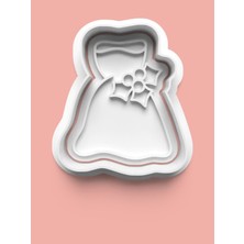 Aktastore Elbise Kurabiye Kalıbı ve Şeker Hamuru Kalıbı