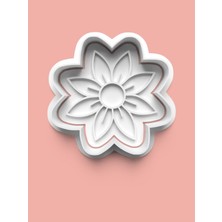 Aktastore Bahar Çiçeği 1.model Kurabiye Kalıbı ve Şeker Hamuru Kalıbı