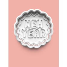 Aktastore New Year Kurabiye Kalıbı ve Şeker Hamuru Kalıbı