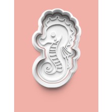 Aktastore Deniz Atı Figürü Kurabiye Kalıbı ve Şeker Hamuru Kalıbı