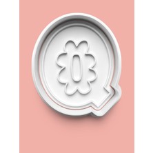 Aktastore Desenli Q Harfi Kurabiye Kalıbı ve Şeker Hamuru Kalıbı